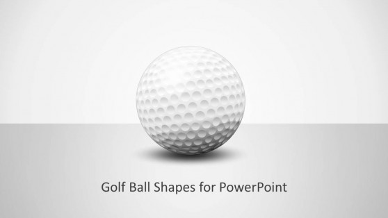 Golf Ball Shapes for PowerPoint