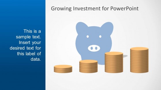 Blue Growth Investment PowerPoint Template