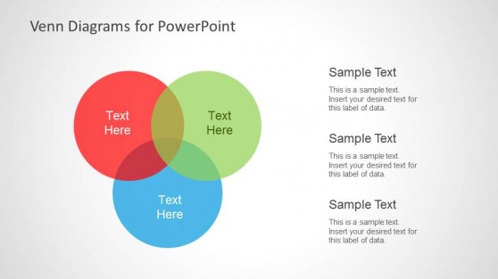 Colorful Venn Diagrams for PowerPoint